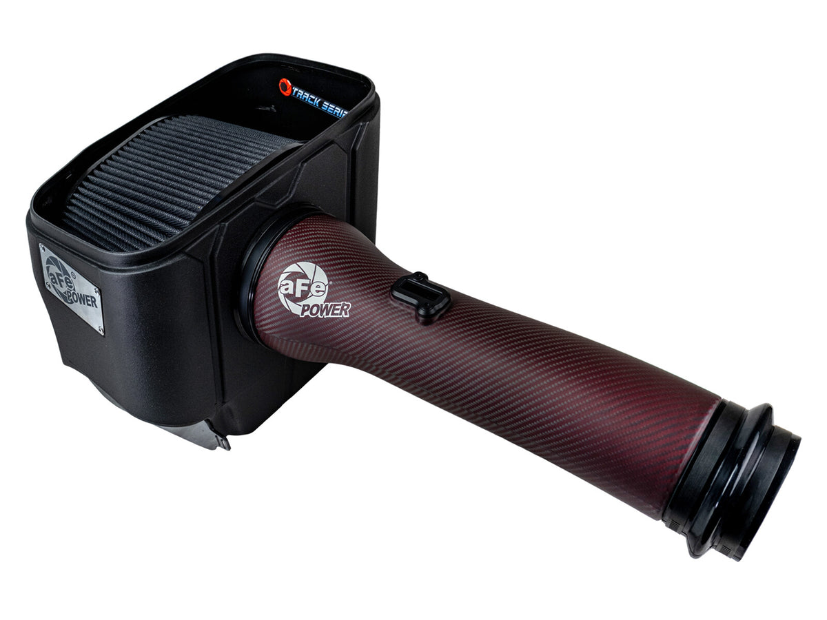 Track Series Red Kevlar/Carbon Fiber Intake System w Pro 5R Filter Black Ram 1500 Rho 25-26 L6-3.0L (tt) aFe Power-2