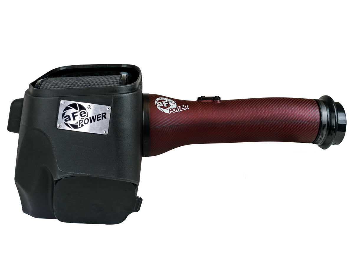 Track Series Red Kevlar/Carbon Fiber Intake System w Pro 5R Filter Black Ram 1500 Rho 25-26 L6-3.0L (tt) aFe Power-3