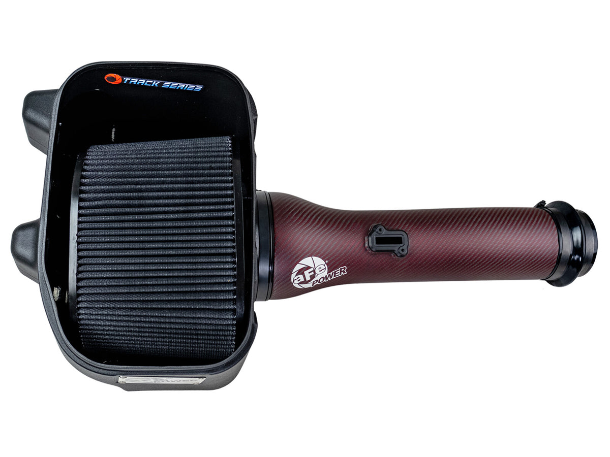 Track Series Red Kevlar/Carbon Fiber Intake System w Pro 5R Filter Black Ram 1500 Rho 25-26 L6-3.0L (tt) aFe Power-4