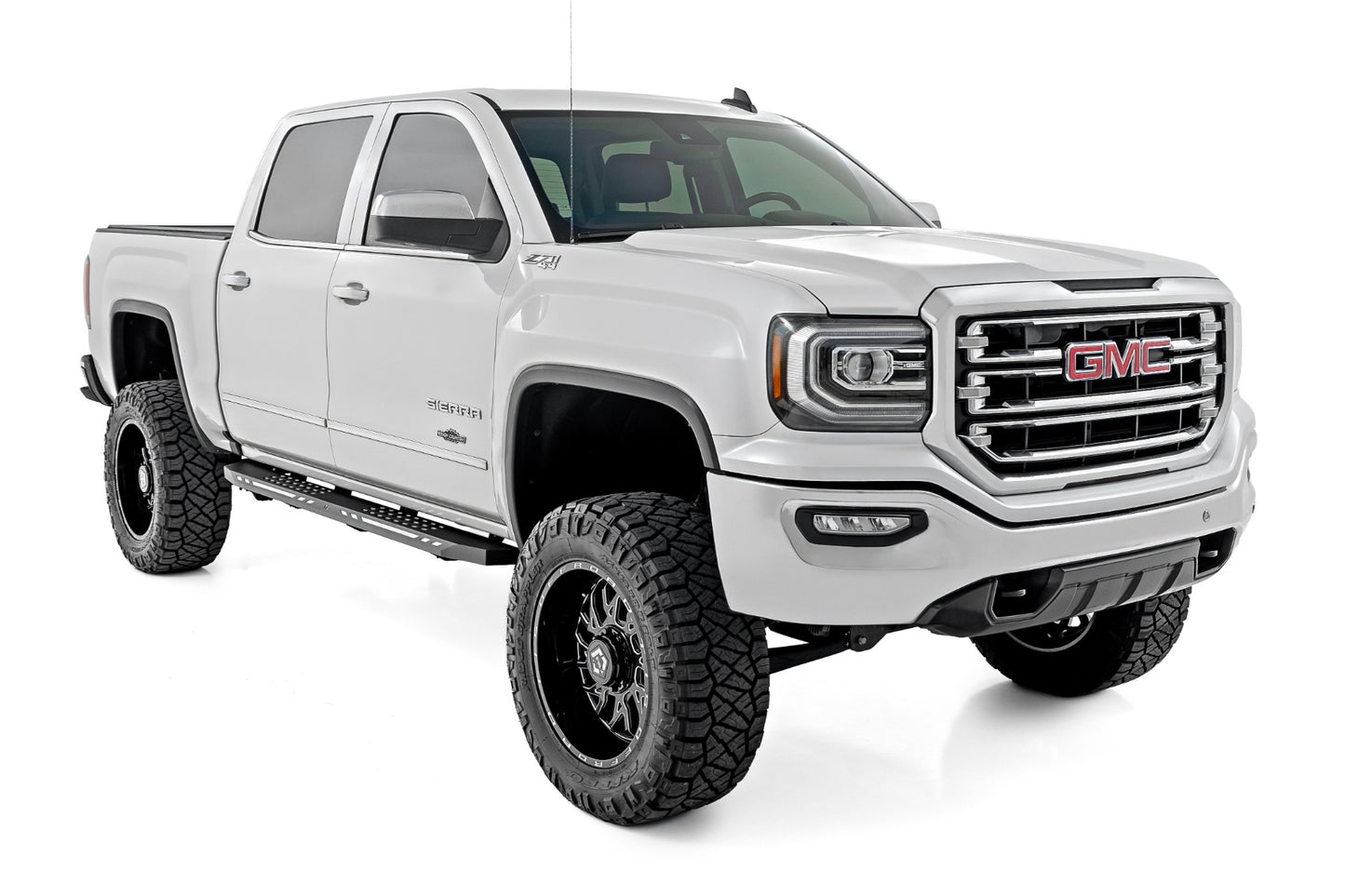 AC2 Running Boards Amber/White Crew Cab Silverado/Sierra 1500 (07-18) Rough Country-3