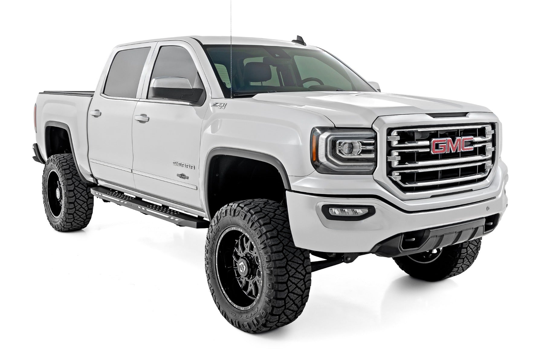 AC2 Running Boards Amber/White Crew Cab Silverado/Sierra 1500 (07-18) Rough Country-3