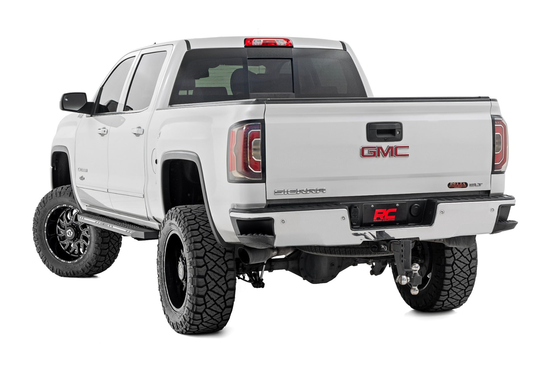 AC2 Running Boards Amber/White Crew Cab Silverado/Sierra 1500 (07-18) Rough Country-4