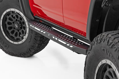 AC2 Running Boards Amber/White 4-Door Ford Bronco 4WD (2021-2025) Rough Country-2