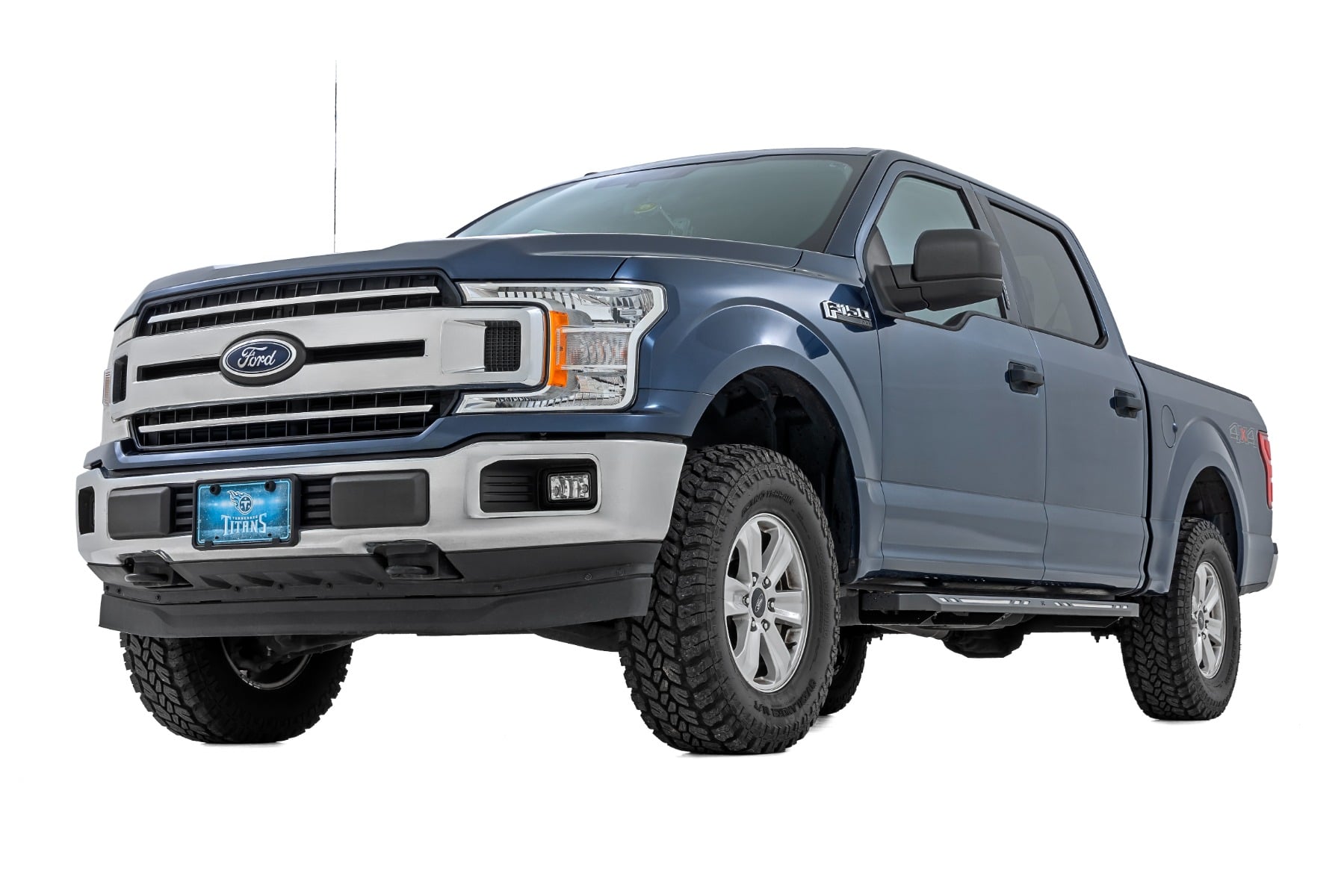 AC2 Running Boards Amber/White Crew Cab Ford F-150/Lightning/F-250/F-350/Raptor (15-26) Rough Country-3