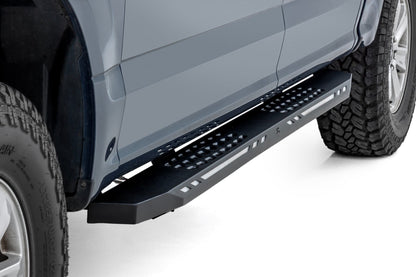 AC2 Running Boards Amber/White Crew Cab Ford F-150/Lightning/F-250/F-350/Raptor (15-26) Rough Country-5