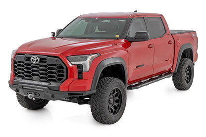 AC2 Running Boards Amber/White CrewMax Toyota Tundra 2WD/4WD (22-26) Rough Country-3