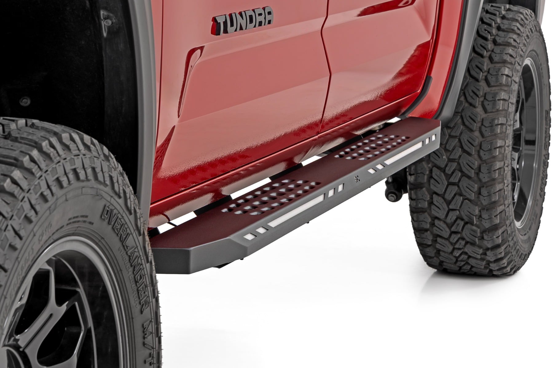 AC2 Running Boards Amber/White CrewMax Toyota Tundra 2WD/4WD (22-26) Rough Country-4