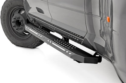 AC2 Running Boards Amber/White Crew Cab Ram 1500/2500/3500 2WD/4WD (2010-2025 & Classic) Rough Country-1