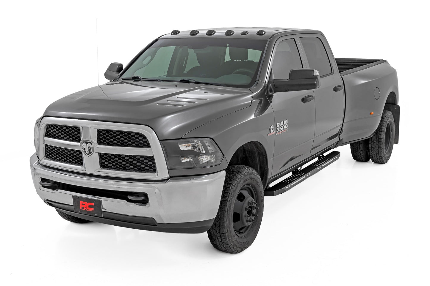 AC2 Running Boards Amber/White Crew Cab Ram 1500/2500/3500 2WD/4WD (2010-2025 & Classic) Rough Country-4
