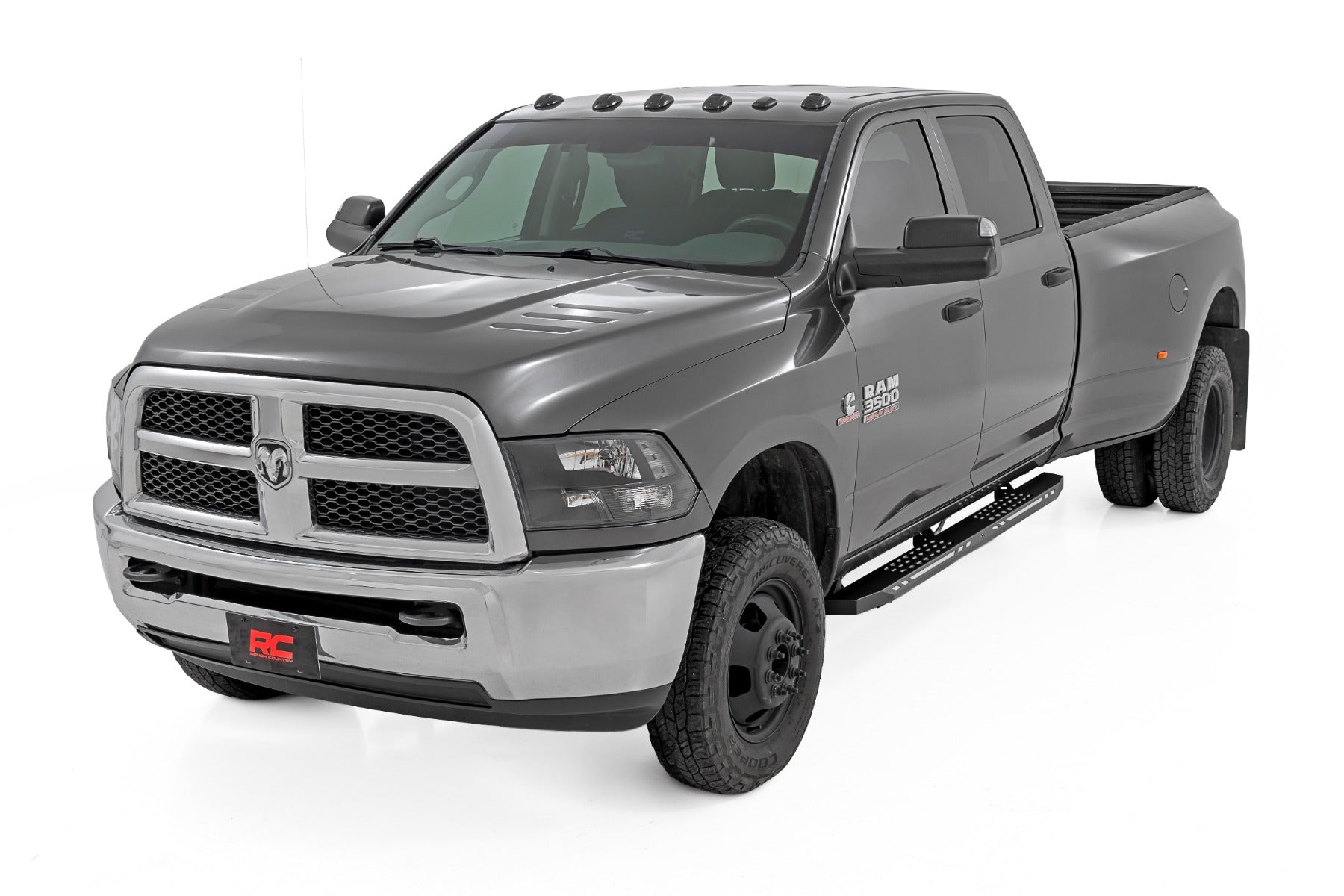 AC2 Running Boards Amber/White Crew Cab Ram 1500/2500/3500 2WD/4WD (2010-2025 & Classic) Rough Country-4