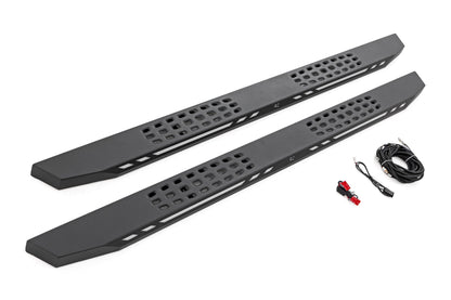 AC2 Running Boards Amber/White Crew Cab Ram 1500/2500/3500 2WD/4WD (2010-2025 & Classic) Rough Country-5