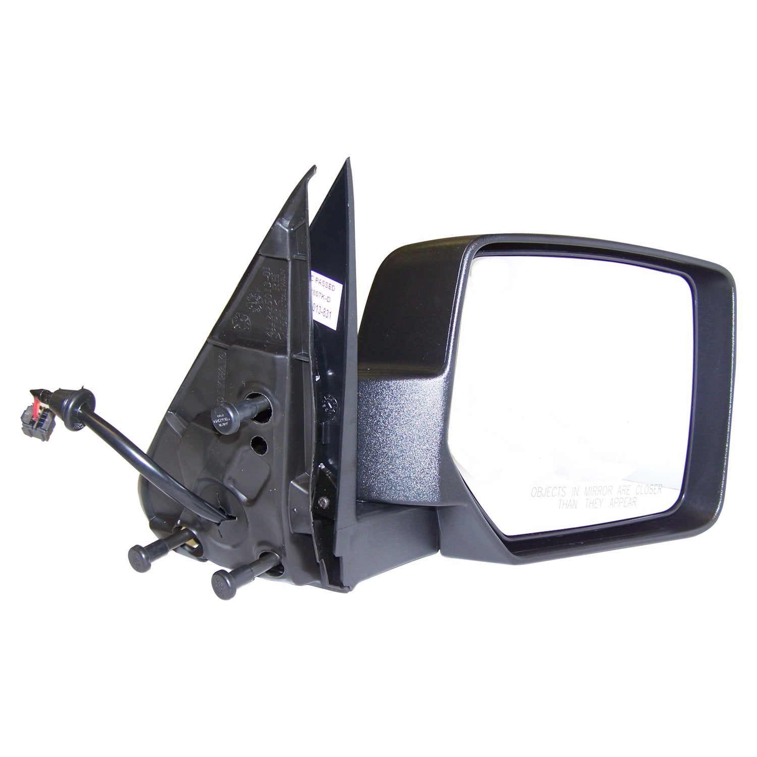 Right Power, Manual Folding Mirror for Jeep 2008-09 KK Liberty w/o Driver Memory Crown Automotive