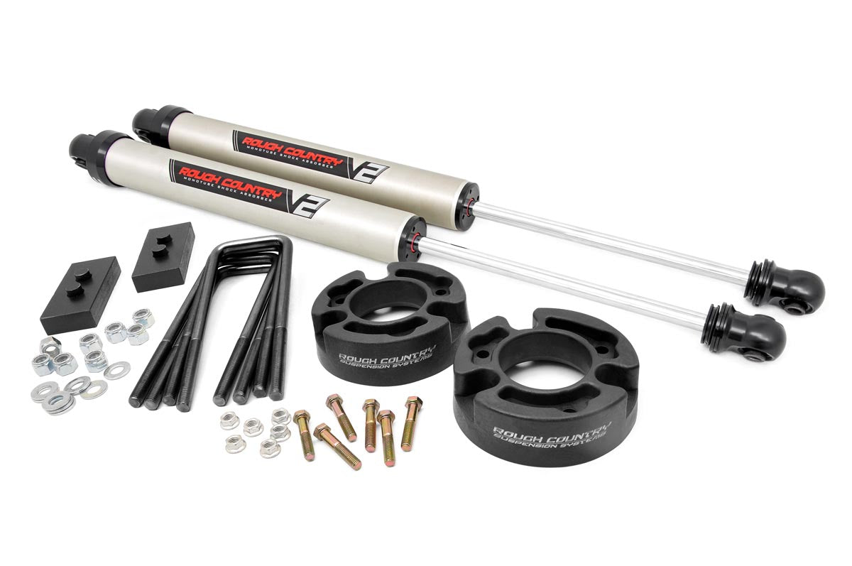 Rough Country 2.5 Inch Leveling Lift Kit w/V2 Shocks 04-08 F-150 Rough Country