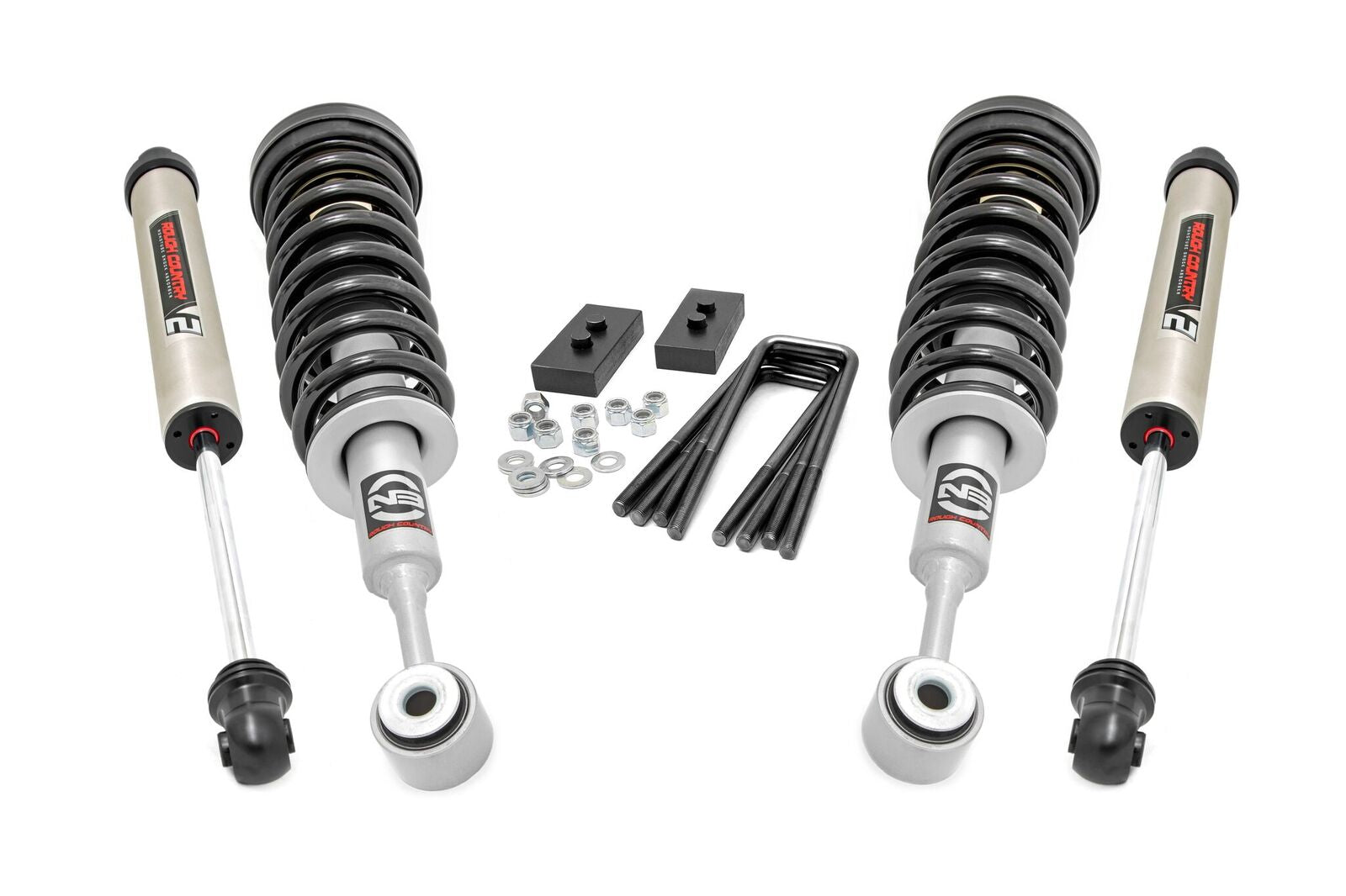 Rough Country 2 Inch Ford Strut Leveling Kit 04-08 F-150 Rough Country