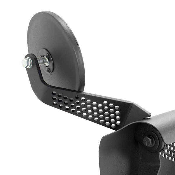Trailline Tube Door Front Textured Black For 2007-2018 Jeep Wrangler JK Go Rhino-3