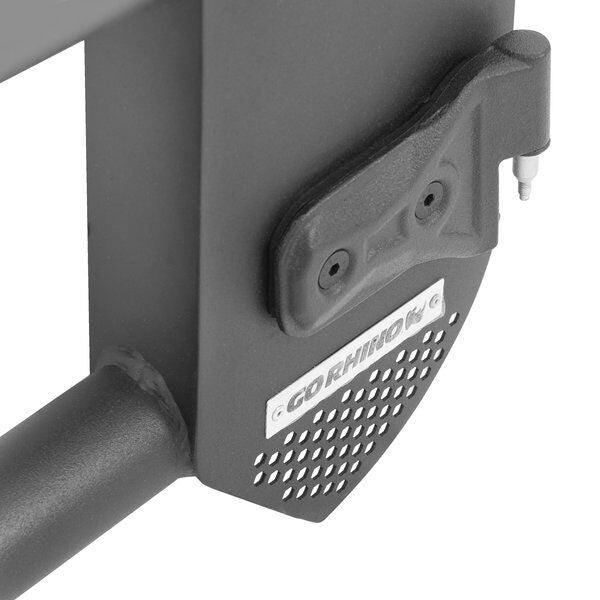 Trailline Tube Door Front Textured Black For 2007-2018 Jeep Wrangler JK Go Rhino-4