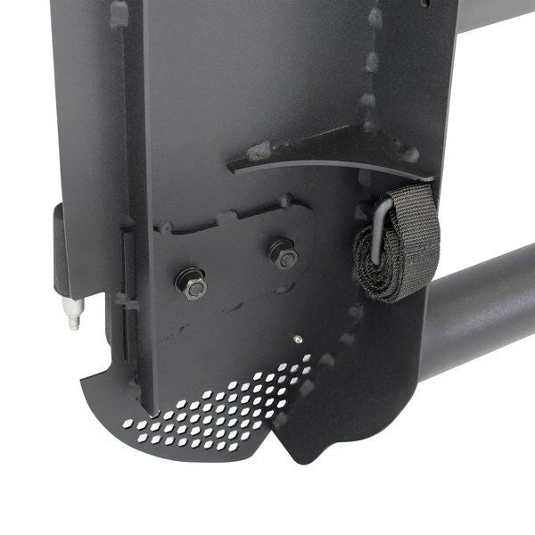 Trailline Tube Door Front Textured Black For 2007-2018 Jeep Wrangler JK Go Rhino-7