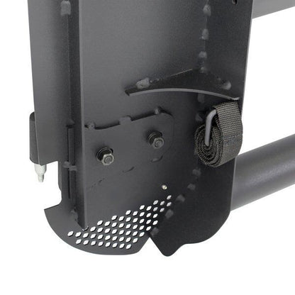 Trailline Tube Door Front Textured Black For 2007-2018 Jeep Wrangler JK Go Rhino-7