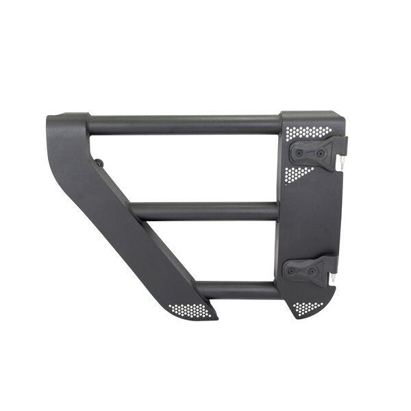 Trailline Tube Door Rear Textured Black For 2007-2018 Jeep Wrangler JK Go Rhino-4