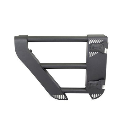 Trailline Tube Door Rear Textured Black For 2007-2018 Jeep Wrangler JK Go Rhino-4