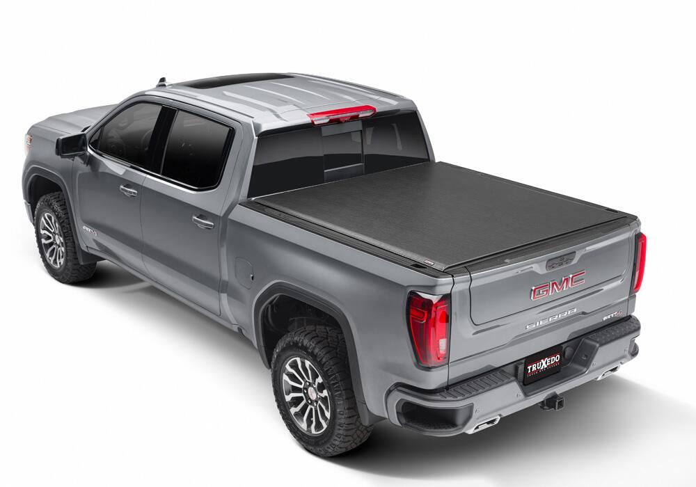Lo Pro Tonneau Cover Black 2019 (New Body Style)-2026 Silverado/Sierra 1500 6 Foot 7 Inch Bed Truxedo