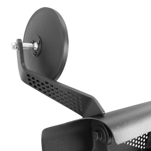 Trailline Tube Door Front Textured Black 2018-2026 Jeep Wrangler JL 2020-2025 Jeep Gladiator Go Rhino-2