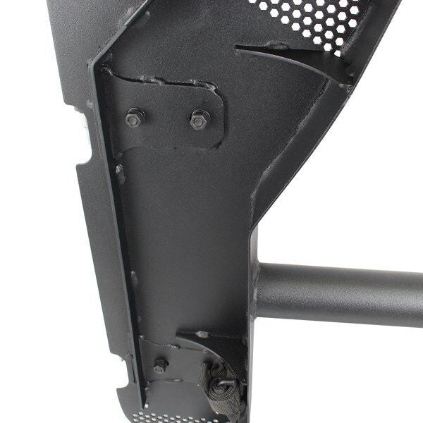 Trailline Tube Door Front Textured Black 2018-2026 Jeep Wrangler JL 2020-2025 Jeep Gladiator Go Rhino-6
