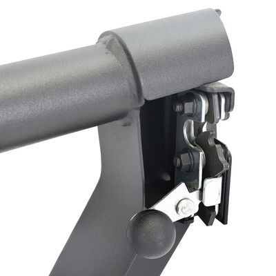 Trailline Tube Door Rear Textured Black 2018-2026 Jeep Wrangler JL 2020-2025 Jeep Gladiator Go Rhino-6