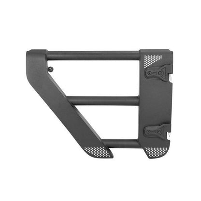 Trailline Tube Door Rear Textured Black 2018-2026 Jeep Wrangler JL 2020-2025 Jeep Gladiator Go Rhino-10