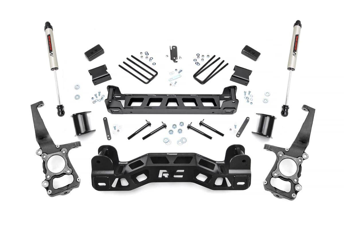 Rough Country 4 Inch Suspension Lift Kit 11-14 F-150 Rough Country