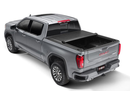 Lo Pro Tonneau Cover Black 2019 (New Body Style)-2026 Silverado/Sierra 1500/2020-2026 2500 HD/3500 HD 8 Foot Bed Truxedo-2