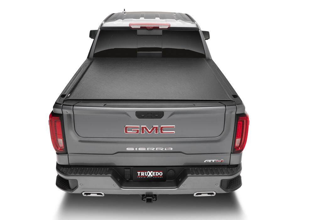 Lo Pro Tonneau Cover Black 2019 (New Body Style)-2026 Silverado/Sierra 1500/2020-2026 2500 HD/3500 HD 8 Foot Bed Truxedo-11