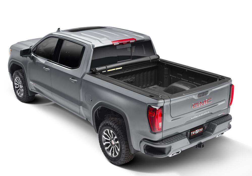 Lo Pro Tonneau Cover Black 2019 (New Body Style)-2026 Silverado/Sierra 1500/2020-2026 2500 HD/3500 HD 8 Foot Bed Truxedo-3