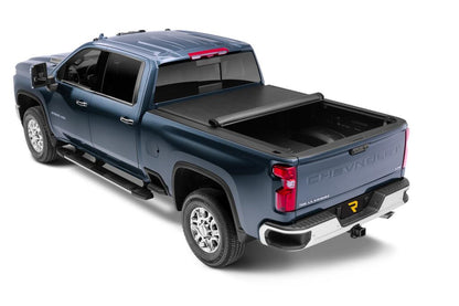 Lo Pro Tonneau Cover Black 2020-2026 Silverado/Sierra 2500 HD/3500 HD 6 Foot 9 Inch Bed with or without MultiPro Tailgate Truxedo-1