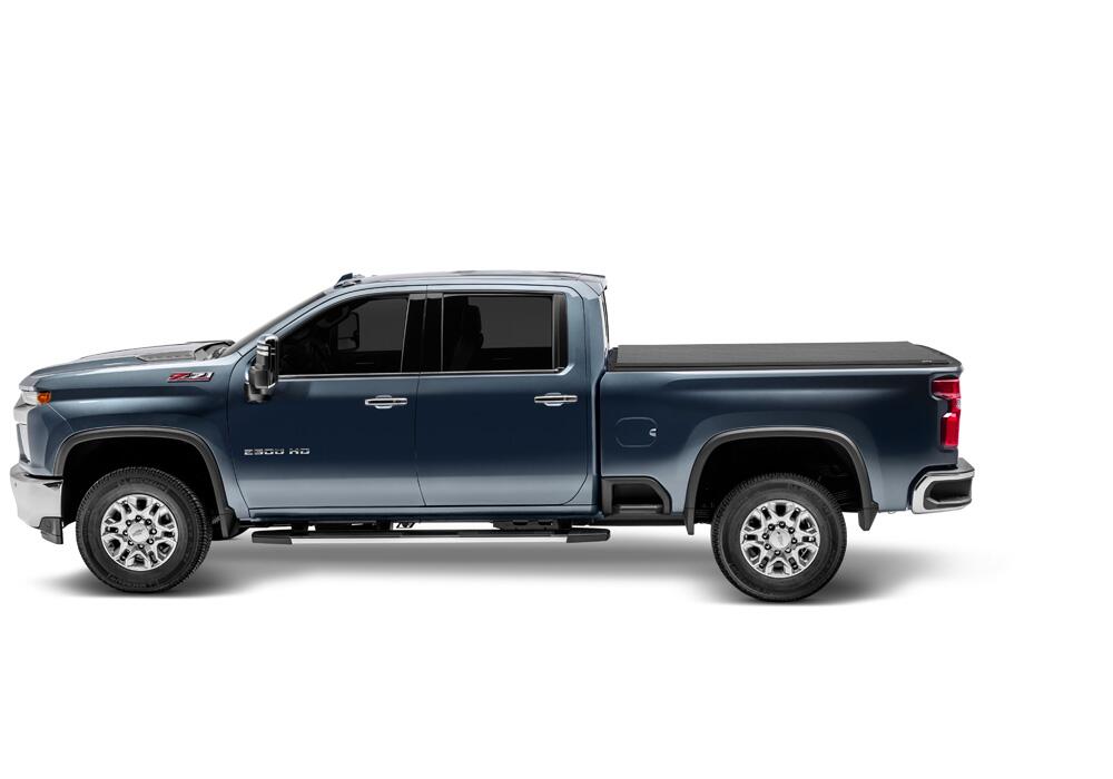 Lo Pro Tonneau Cover Black 2020-2026 Silverado/Sierra 2500 HD/3500 HD 6 Foot 9 Inch Bed with or without MultiPro Tailgate Truxedo-7