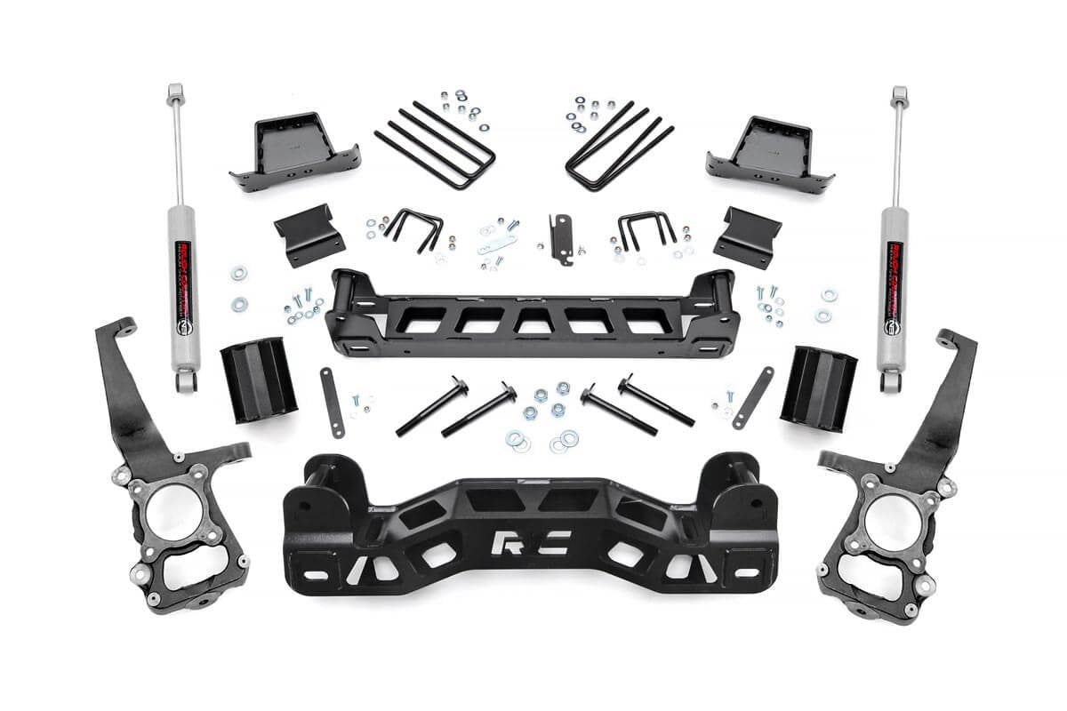 Rough Country 6 Inch Suspension Lift Kit w/N3 Shocks 09-10 F-150 Rough Country