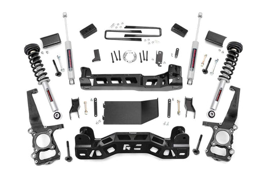 4 Inch Lift Kit N3 Struts Ford F-150 4WD (2011-2013) Rough Country