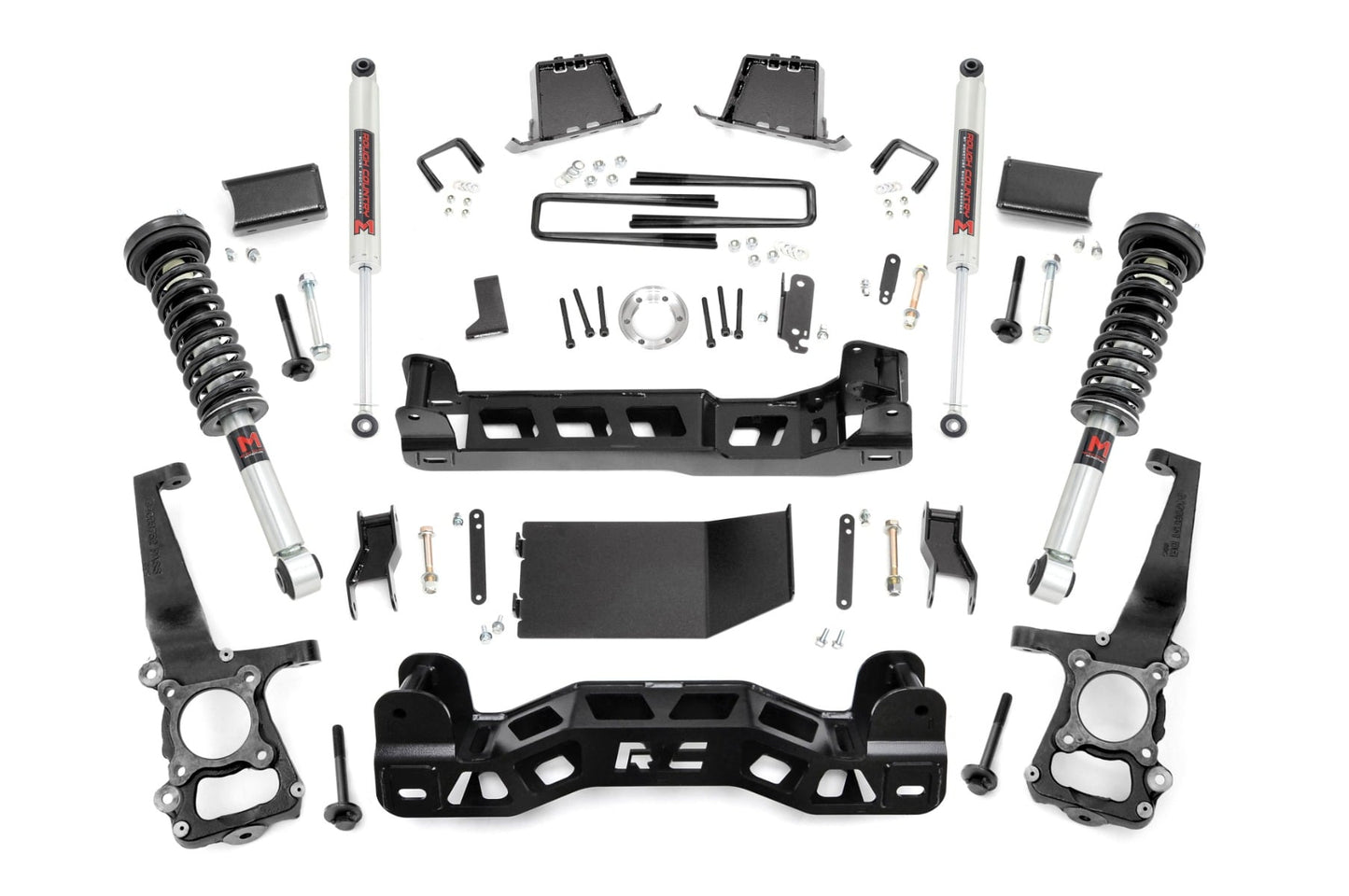 6 Inch Lift Kit M1 Struts/M1 Ford F-150 4WD (2011-2013) Rough Country