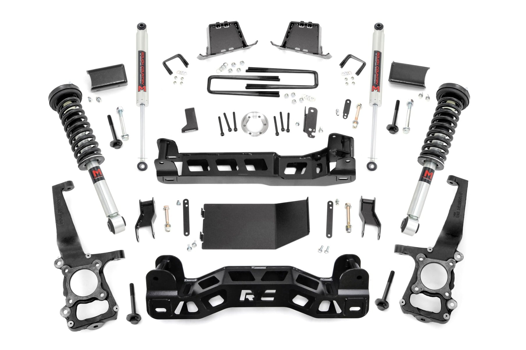6 Inch Lift Kit M1 Struts/M1 Ford F-150 4WD (2011-2013) Rough Country