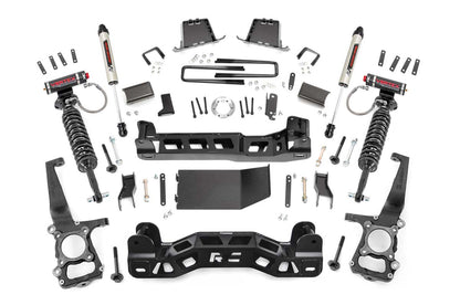 6 Inch Lift Kit Vertex/V2 Ford F-150 4WD (2014) Rough Country-1