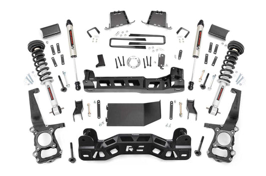 6 Inch Suspension Lift Kit Lifted N3 Struts & V2 Shocks 11-14 F-150 4WD Rough Country