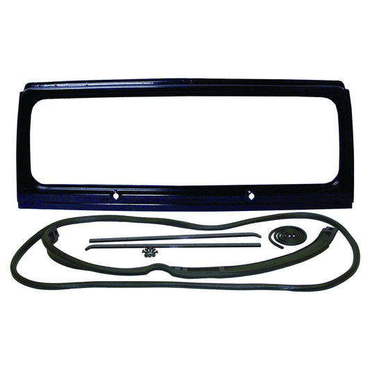 Black Windshield Frame Kit for 1976-1986 Jeep CJ-5, CJ-7, CJ-8 Models Crown Automotive