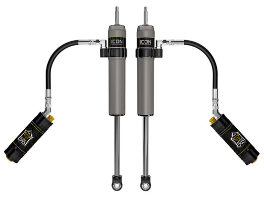 2024-2025 Toyota Tacoma 0-1 Inch Lift Rear V.S. 2.5 Aluminum Series Shock Absorbers Remote Reservoir W/ CDCV Pair ICON Vehicle Dynamics