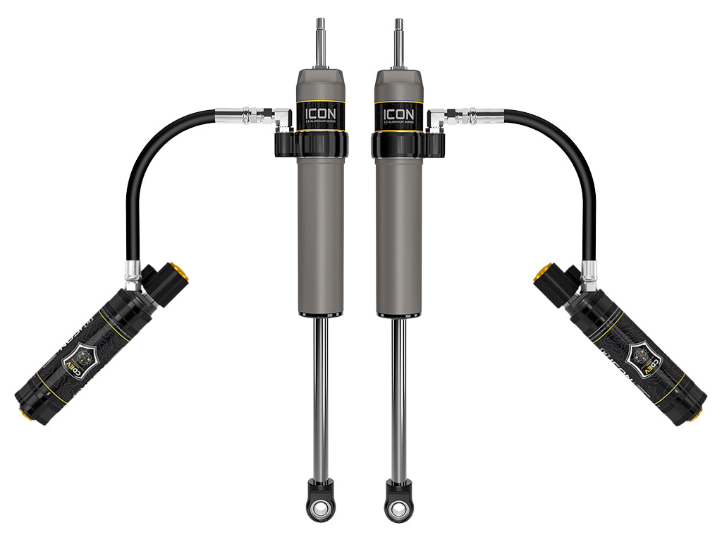 2024-2025 Toyota Tacoma 0-1 Inch Lift Rear V.S. 2.5 Aluminum Series Shock Absorbers Remote Reservoir W/ CDEV Pair ICON Vehicle Dynamics-1
