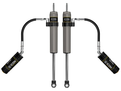 2024-2025 Toyota Tacoma 0-1 Inch Lift Rear V.S. 2.5 Aluminum Series Shock Absorbers Remote Reservoir Pair ICON Vehicle Dynamics