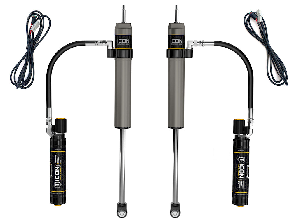 2010-2024 Toyota 4Runner 1-3 Inch Lift Rear V.S. 2.5 Aluminum Series Shocks Remote Reservoir W/ CDEV Pair ICON Vehicle Dynamics