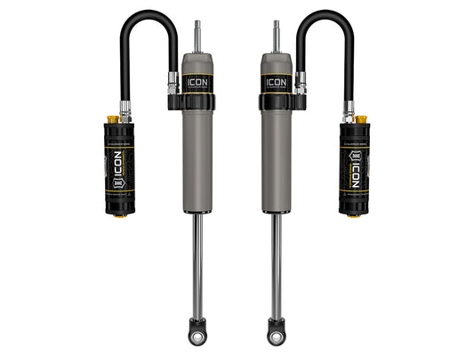 2022-2025 Toyota Tundra 0-1.5 Inch Lift 2023-2025 Sequoia 0-4 Inch Lift Rear V.S. 2.5 Aluminum Series Shock Absorbers Remote Reservoir W/ CDCV Pair ICON Vehicle Dynamics