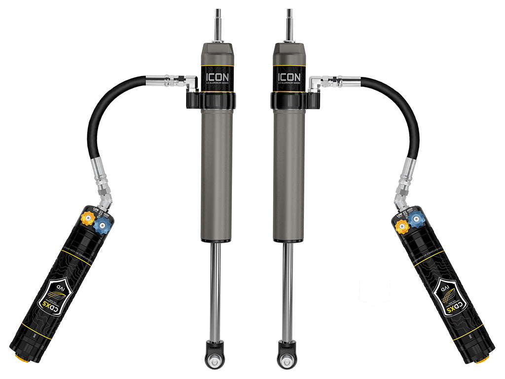 2022-2024 Toyota Tundra 3-3.5 Inch Lift Rear V.S. 2.5 Aluminum Series Shock Absorbers Remote Reservoir W/ CDXS Pair ICON Vehicle Dynamics