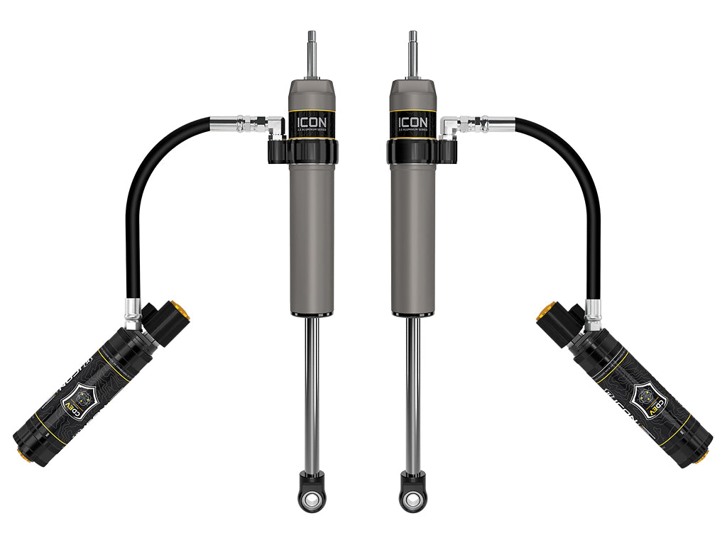 2024-2025 Toyota Land Cruiser 250 Series 2024-2025 Lexus GX550 0-3 Inch Lift Rear V.S. 2.5 Aluminum Series Shock Absorbers Remote Reservoir W CDEV Pair ICON Vehicle Dynamics-3