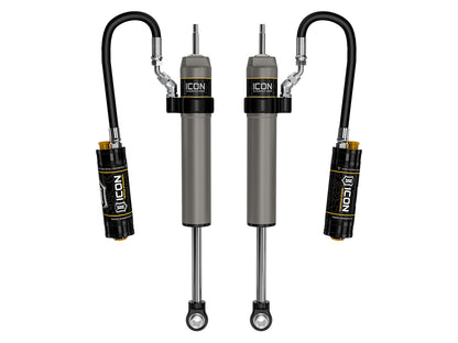 2025 Toyota 4Runner 0-3 Inch Lift Rear V.S. 2.5 Aluminum Series Shock Absorbers Remote Reservoir W/ CDCV Pair ICON Vehicle Dynamics-1